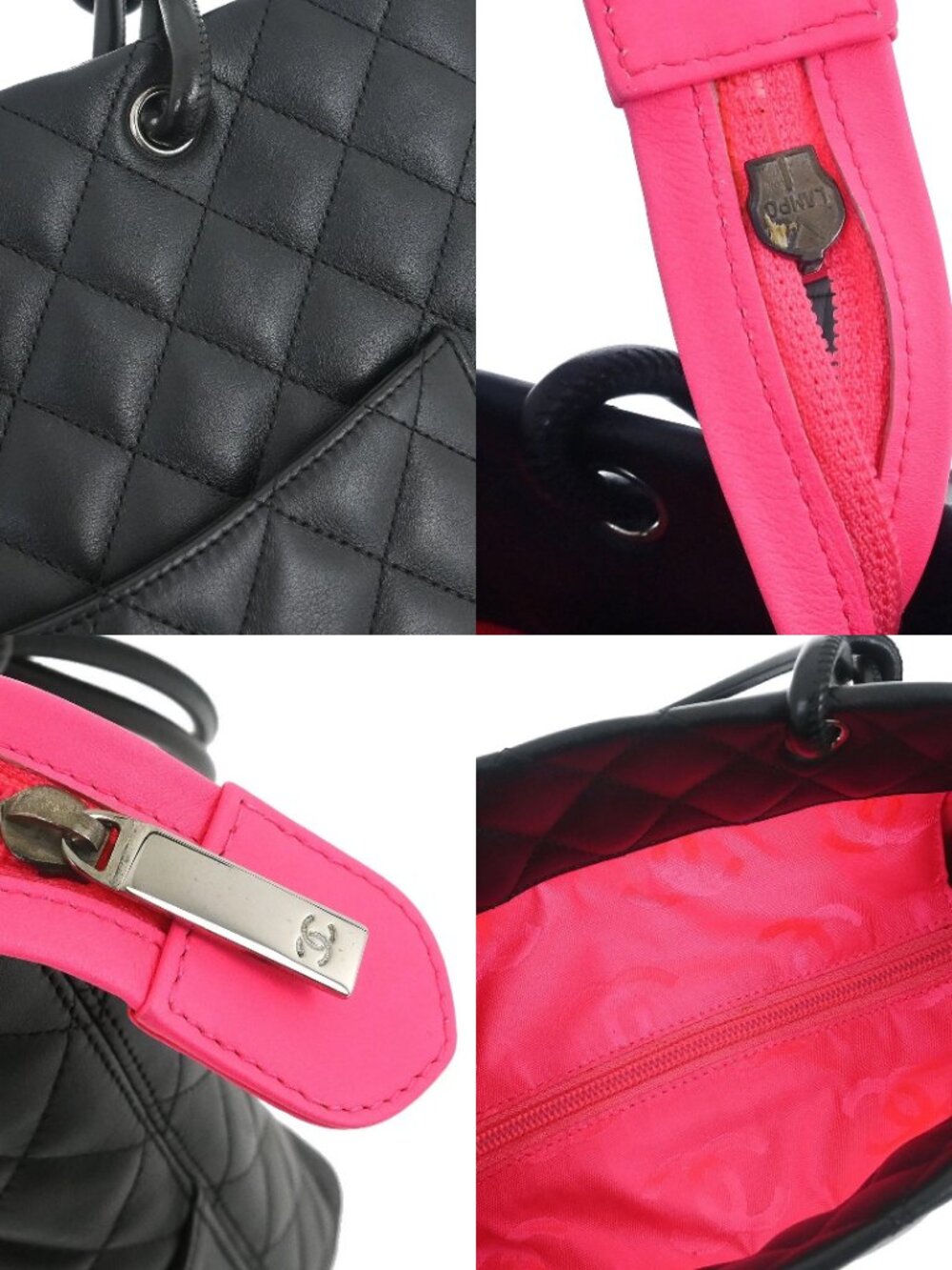Chanel Black Calfskin Cambon Ligne Tote Handbag 187168 - Picture 13 of 14